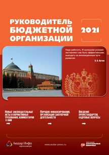 Руководитель бюджетной организации №4 2021